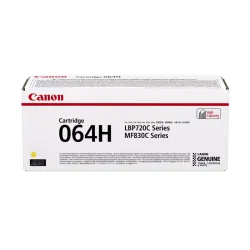 Toner Żółty Oryginał Canon CRG064H 4932C001 do LBP722 MF832 LBP720C LBP722Cdw LBP732Cdw 10.4K