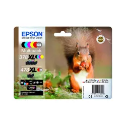 Oryginalny Tusz CMYK Epson 378XL + 478XL (T379D, C13T379D4010)
