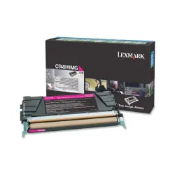 Toner Czerwony Oryginał Lexmark C748H1MG 10K