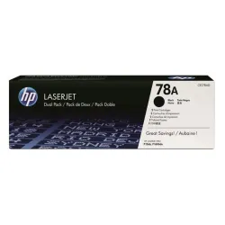 Oryginalny Toner Czarny HP LaserJet Pro M1536, P1566, P1606 (78A CE278AD) (DWUPAK)
