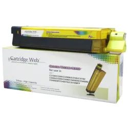 Toner Żółty Zamiennik OKI 42804513 42127405 42127454 do C3100 C3200 C5100 5K Cartridge Web