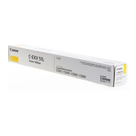Toner Żółty Oryginał Canon C-EXV51LY 0487C002 do C5535 C5540 C5550 DXC5735i DXC5740i DXC5750i 26K