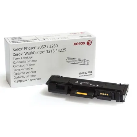Oryginalny Toner Czarny Xerox Phaser 3052, 3260, WorkCentre 3215, 3225 (106R02778)