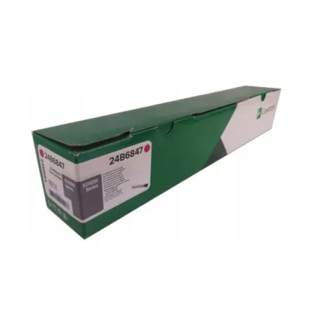 Toner Czerwony Oryginał Lexmark 24B6847 do XC9235 XC9245 XC9255de 30K