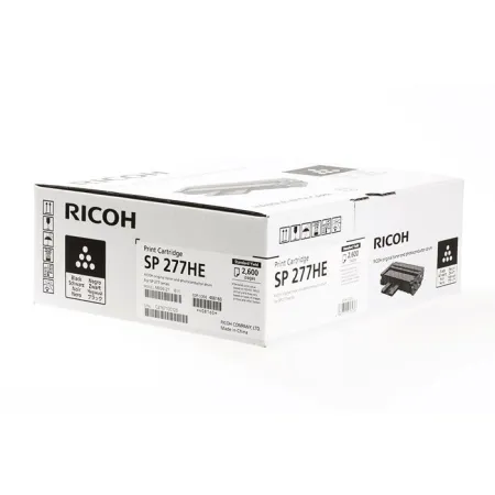 Toner Czarny Oryginał Ricoh SP277HE 408160 2.6K