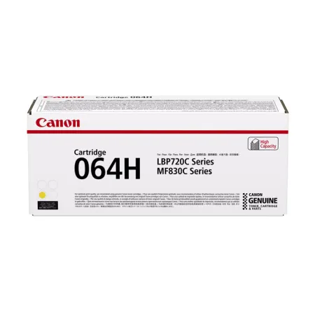 Toner Żółty Oryginał Canon CRG064H 4932C001 do LBP722 MF832 LBP720C LBP722Cdw LBP732Cdw 10.4K