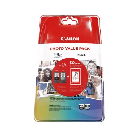 Tusz Zestaw CMYK Oryginał Canon PG-540L CL-541XL 5224B012AA do MG2140 MG2150 MG2250 26ml