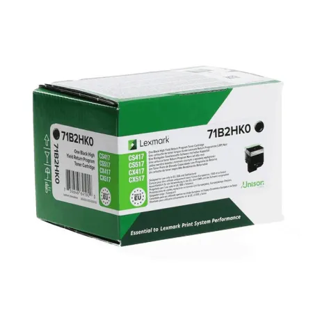 Toner Czarny Oryginał Lexmark 71B2HK0 do CS417dn CS517de CX417de 6K