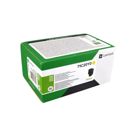 Toner Żółty Oryginał Lexmark 71C20Y0 do CS730de CS735de CX730de 5K