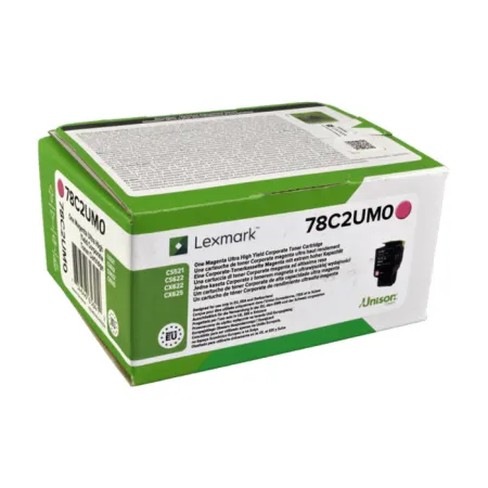 Toner Czerwony Oryginał Lexmark 78C2UM0 do CS521dn CS622de CX622ade 7K