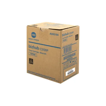 Oryginalny Toner Black Konica Minolta Bizhub C3100P (TNP-50K, TNP50K, A0X5154)