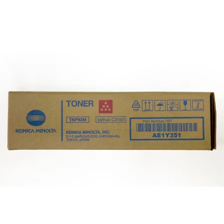 Toner Czerwony Oryginał Konica Minolta TNP93M AE1Y351 do C3100i 4K