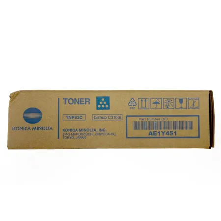 Toner Niebieski Oryginał Konica Minolta TNP93C AE1Y451 do C3100i 4K