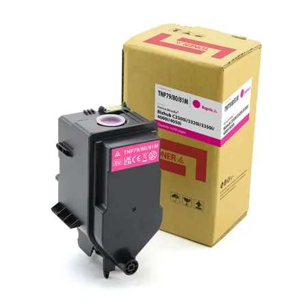 Toner Czerwony Zamiennik Konica Minolta TNP79M AAJW350 AAJW3D0 do C3350i C3351i C4050i 9K Cartridge Web
