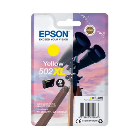 Tusz Żółty Oryginał Epson C13T02W44010 502XL do XP5100 XP5105 XP5115 6.4ml