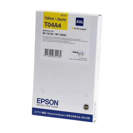 Tusz Żółty Oryginał Epson C13T04A440 do WF-C8190D3TWC WF-C8190DTN WF-C8190DTWC 69ml
