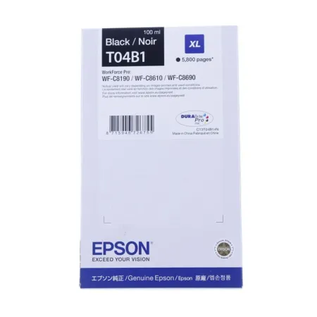 Tusz Czarny Oryginał Epson C13T04B14N do WF-C8190D3TWC WF-C8190DTN WF-C8190DTWC 100ml