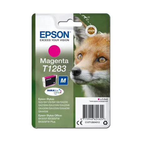 Tusz Czerwony Oryginał Epson T1283 C13T12834012 do L355 L300 S22 3.5ml