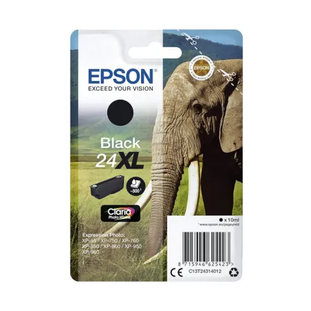 Tusz Czarny Oryginał Epson T2431 C13T24314012 24XL do XP-50 XP-55 XP-65 10ml