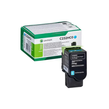 Toner Niebieski Oryginał Lexmark C232HC0 do C2325dw C2425dw C2535dw 2.3K