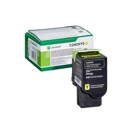 Toner Żółty Oryginał Lexmark C242XY0 do C2425dw C2535dw MC2425adw 3.5K