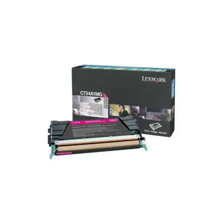 Toner Czerwony Oryginał Lexmark C734A1MG do X734 X736 X738 C736 X734de 6K