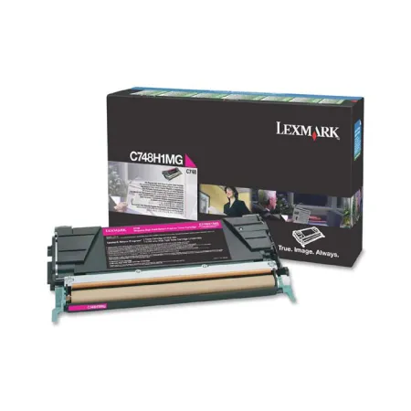 Toner Czerwony Oryginał Lexmark C748H1MG 10K