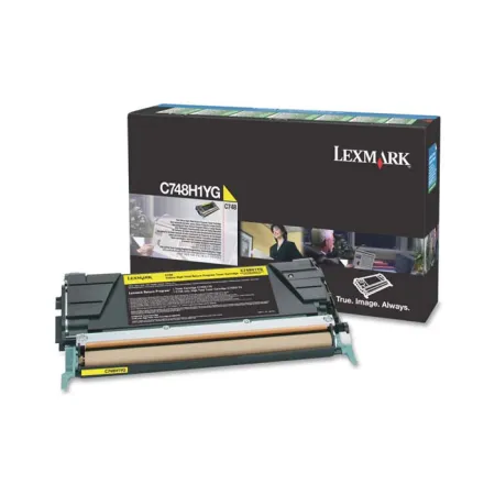 Toner Żółty Oryginał Lexmark C748H1YG 10K