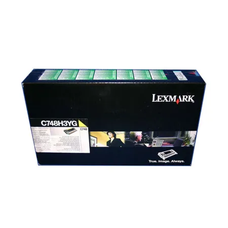 Toner Żółty Oryginał Lexmark C748H3YG 10K