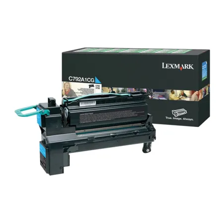 Toner Niebieski Oryginał Lexmark C792A1CG do X792 6K
