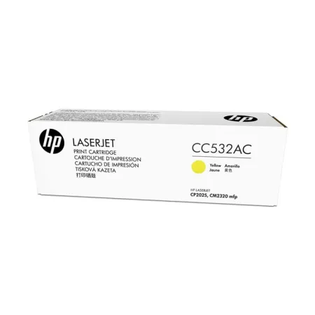 Oryginalny Toner Yellow HP Color LaserJet CP2025, CM2320 (304AC CC532AC)