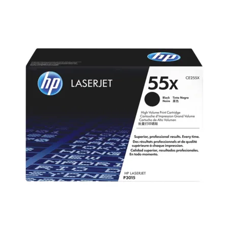 Toner Czarny Oryginał HP CE255X 55X do P3011 P3015 500 12.5K