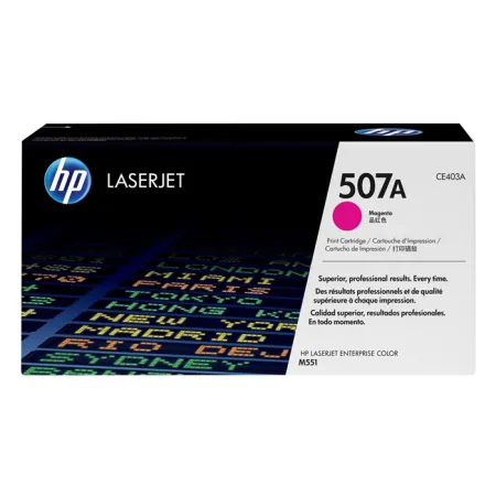 Toner Czerwony Oryginał HP CE403A 507A do LaserJet 500 M551 M575 6K