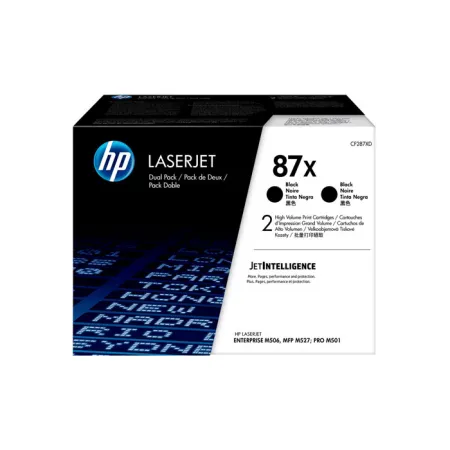 Toner Czarny Oryginał HP CF287XD 87X Dwupak do M501 M506 M527 36K