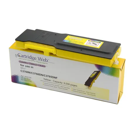 Toner Żółty Zamiennik Dell 593-11120 do C3760 C3765dnf 9K Cartridge Web