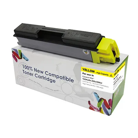 Toner Żółty Zamiennik Kyocera TK-5135Y do 265ci 266ci 5K Cartridge Web