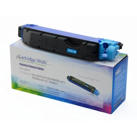 Toner Niebieski Zamiennik Kyocera TK-5140C do M6030cdn M6530cdn P6130cdn 5K Cartridge Web