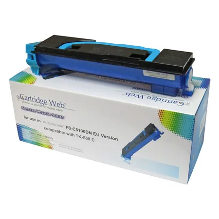 Toner Niebieski Zamiennik Kyocera TK-550C TK552 do FS-C5200DN 6K Cartridge Web