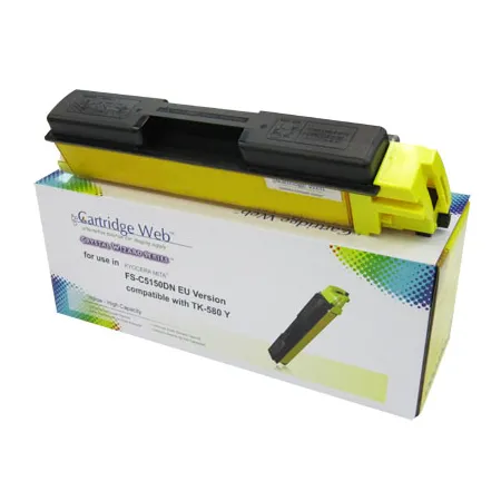Toner Żółty Zamiennik Kyocera TK-580Y do FS-C5150DN P6021cdn 2.8K Cartridge Web