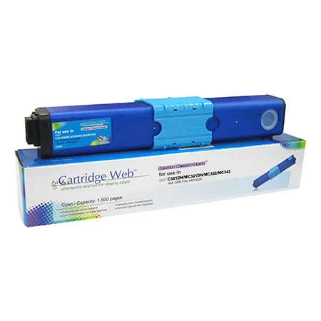 Toner Niebieski Zamiennik OKI 44973535 do C301 C301dn C321dn MC332dn 1.5K Cartridge Web