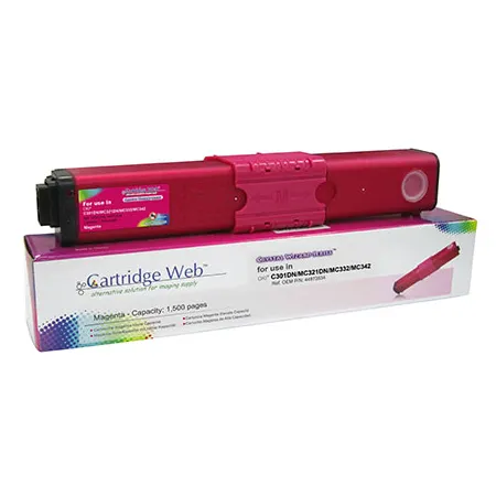Toner Czerwony Zamiennik OKI 44973534 do C301 C301dn C321dn MC332dn 1.5K Cartridge Web