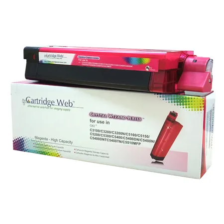 Toner Czerwony Zamiennik OKI 42804514 42127406 42127455 do C3100 C3200 C5100 5K Cartridge Web