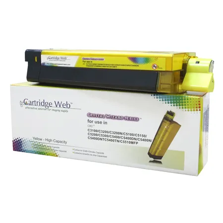 Toner Żółty Zamiennik OKI 42804513 42127405 42127454 do C3100 C3200 C5100 5K Cartridge Web