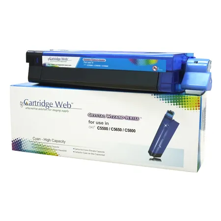 Toner Niebieski Zamiennik OKI 43872307 do C5650 C5750 2K Cartridge Web