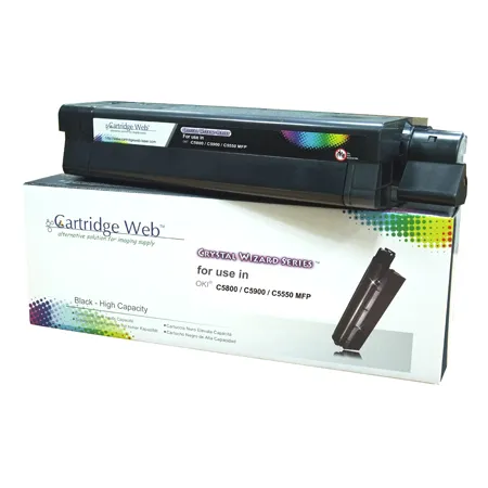 Toner Czarny Zamiennik OKI 43324424 do C5800 C5900 C5550 6K Cartridge Web