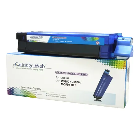 Toner Niebieski Zamiennik OKI 43865723 do C5850 C5950 MC560 6K Cartridge Web