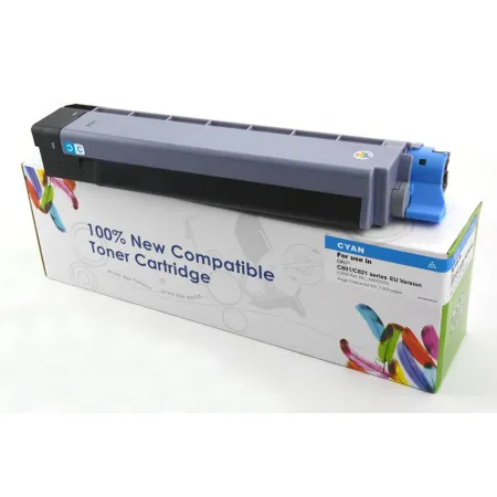 Toner Niebieski Zamiennik OKI 44643003 do C801 C821 7.3K Cartridge Web