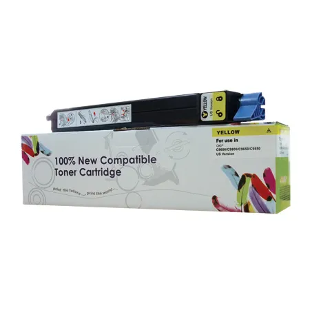 Toner Żółty Zamiennik OKI 42918913 do C9600 C9800 C9650 15K Cartridge Web
