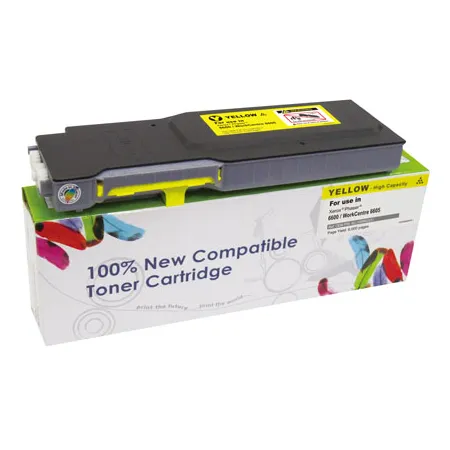 Toner Żółty Zamiennik Xerox 106R02235 do Phaser 6600 6605 6K Cartridge Web
