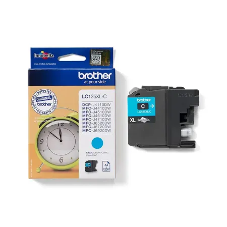 Oryginalny Tusz Cyan Brother LC125XLC, LC-125XLC